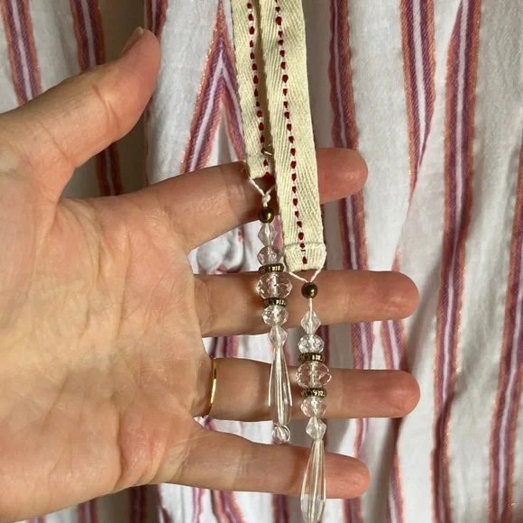 Aratta Silent Journey Pants and Top Embroidered Boho Birth of Venus Sz Med - Picture 14 of 16